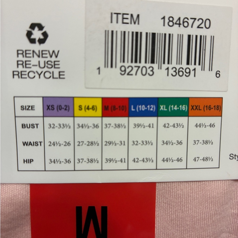 Women's Felins Pink, Gray and White Cotton 4 Piece Sleep Set Size Medium NWT - Picture 6 of 6